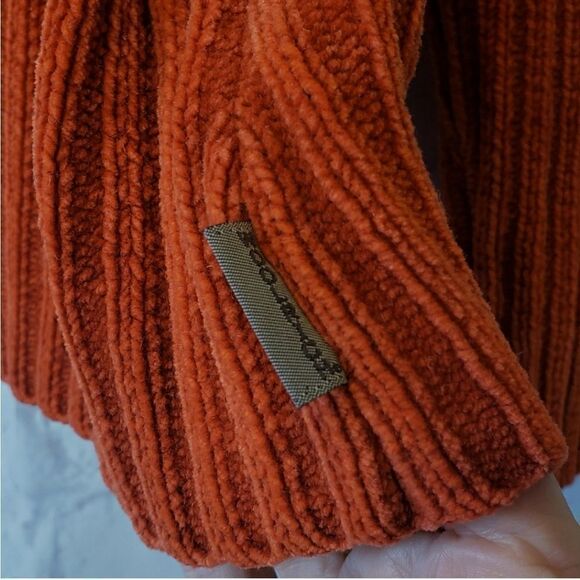 WOOLRICH Ribbed Zip Front Cardigan Sweater XL - Picture 2 of 9